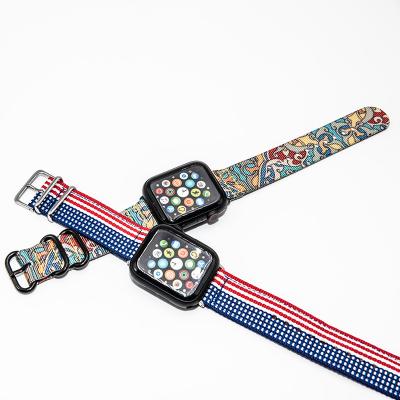 China Popular Sports iwatch6/5/4/3/2/1 Fashion Series 18mm 20mm 22mm Apple Watch Strap for sale