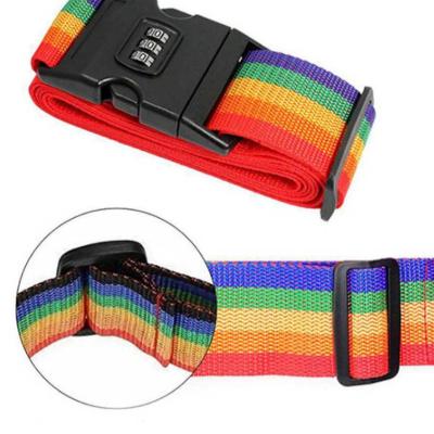 China Fashion Seat Belt Travel Luggage Belt Lock Camping Customizable Luggage Belt for sale