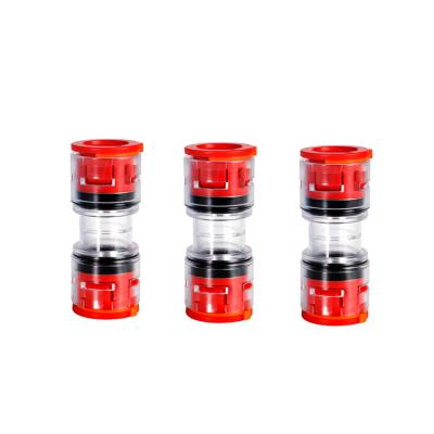 China High Quality HDPE Reducer Micro Optic Fiber Optic Tubing Connectors / Microduct Couplings for sale