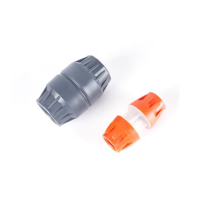 China Hot Selling Multi Type PP Customized Straight Fiber Microduct Fiber Connector Fittings For Tubing for sale