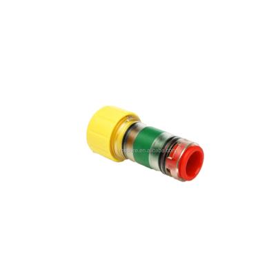 China Fiber Installation Gas Blocking Connectors With Micro Staples Tubing Connector Equal for sale