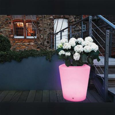 中国 Remote Controlled Plastic LED Illuminated Flower Pot / Planter / Ice Bucket 販売のため