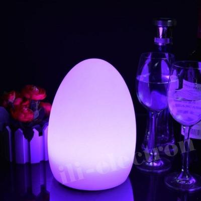 China USB recharge Modern LED built-in lithium battery Built-in Battery RECHARGEABLE Bedroom led egg table lamp for sale