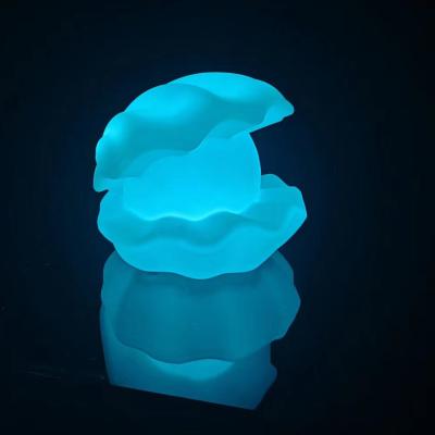 China Farbenfrohe Poolleuchten, RGB LED Kinder Nachtlicht Muschelform zu verkaufen