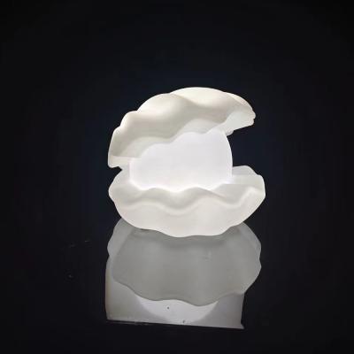 Cina 16 colors changing wireless night light RGB LED seashell light in vendita