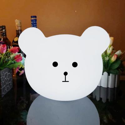 China Factory Hot Sale bear Shape Colorful led Nightlights for sale