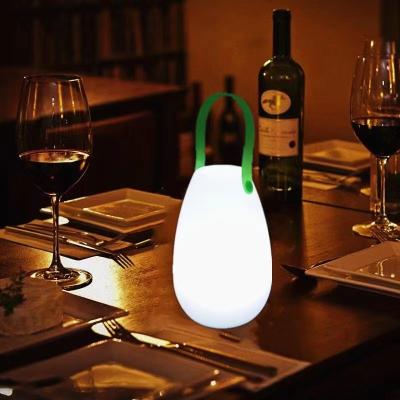 Chine 2700K CCT lampe LED plastique portable rechargeable pour restaurant à vendre