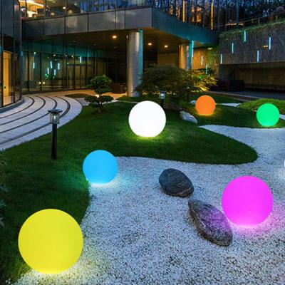 China plastic led solar power ball light for sale