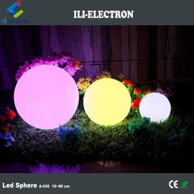 China Illuminated plastic glowing balls en venta