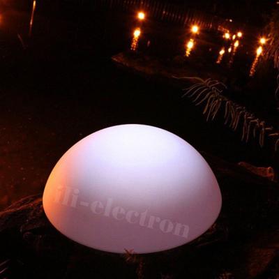 中国 semi-circle waterproof colorful plastic led decorative light 販売のため