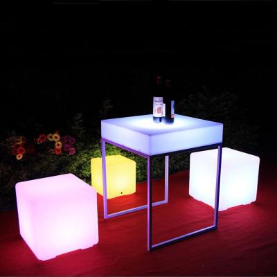 China party decor glowing cube light /led lighting cube /led light up cube for sale