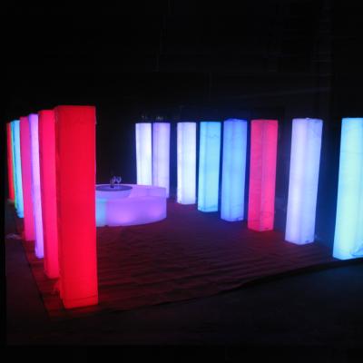 China Illuminated Glow Event Pillars For Wedding And Party for sale