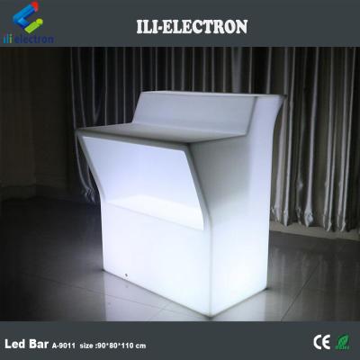 China outdoor plastic colorful led mobile bar Te koop