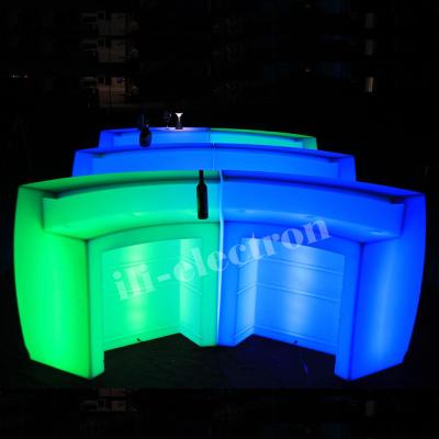 China Portable Glowing Small Bar Counter For Indoor And Outdoor Te koop