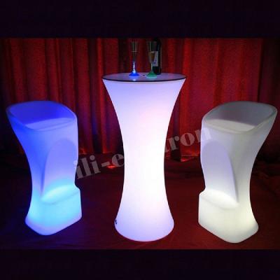 China 50*48*90cm Illuminated comfortable led bar chair/ Light up Cocktail Chair/illuminated Led Bar Chair for sale