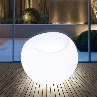 China Modular Color Changing Puff Chair Plastic Lounge Furniture Led Light Up Sofa zu verkaufen