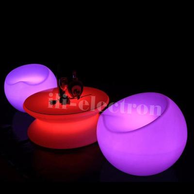 China Illuminated multicolor change outdoor led light coffee table à venda