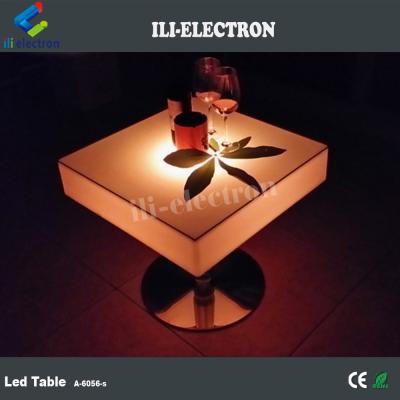 China Led Garden Table Night Club Furniture color Cocktail table LED furniture for sale