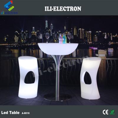 China High led Cocktail Table Metal Table with Chair for event for sale