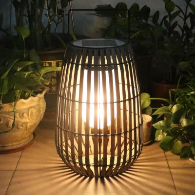 China Portable Rattan Garten Sonnenlampen IP65 Wasserdicht für den Außenbereich zu verkaufen