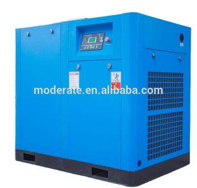 China Lubricated 8 Bar 75KW/100HP Industrial Air Cooler Direct Driven Air Screw Screw Compressor for sale