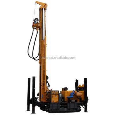 China Multifunction Farms Crawler Mounted 500m Deep Water Well Rotary Drilling Rig Borehole Machine for sale