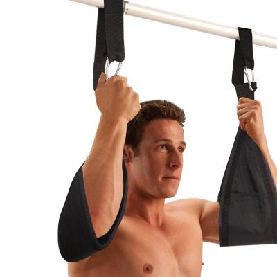 China Wholesale Foldable Equipment Adult Abdominal Muscle Home Fitness Belt Horizontal Bar Suspension Training Cantilever Pull Up Belt for sale