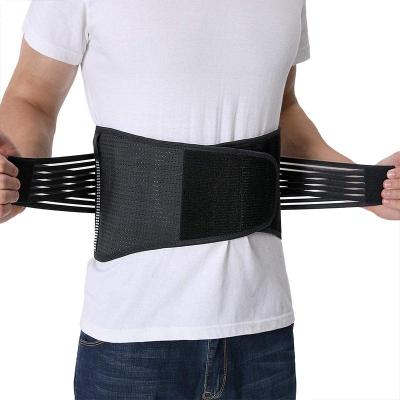 China Durable Elastic Breathable Back Belt Lumbar Support Spandex Back Support Belt Bridle Ties Waist Support for sale