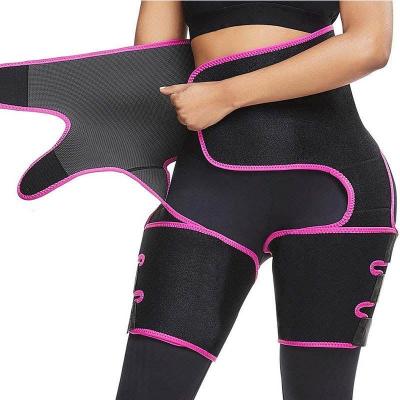 China Lumbar Hip Sauna Waist Trimmer Thigh Trimmer Adjustable Women Sweat Antibacterial High Quality Waist Trainer Professional Training Support for sale