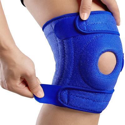 China Wholesale New Brand Protective Summer Knee Brace With Four Spring Support Side Stabilizers Knee Braces And Eva Pads For Women Men for sale