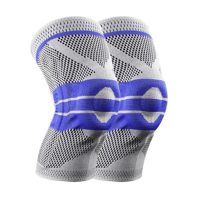 China High Compression Knee Support Brace Compression Sleeve With Lateral Stabilizers Silicone Patella Gel Pad For Meniscus TearArthritisJoggingSport for sale