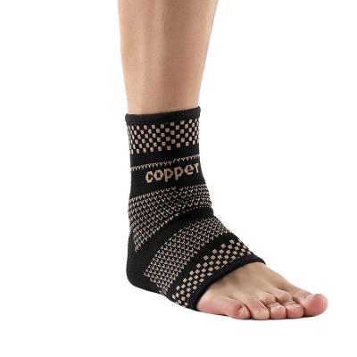 China Wholesale Quality Daily Life Elastic Compression Copper Ankle Brace+Sports/Sprain Prevention Copper Ankle Support for sale