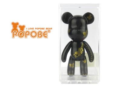 China Plastic Black - Gold  Delicate Gifts Cute Bear Toys , POPOBE Bear 3 Inch for sale