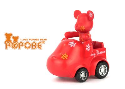 Chine La décoration de voiture de vinyle de cadeau de Noël de mode joue la voiture démontable d'ours à vendre