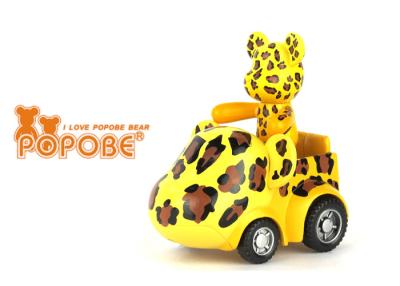 China Carro delicado pequeno do urso dos brinquedos POPOBE da decoração do carro da grão do leopardo da forma à venda