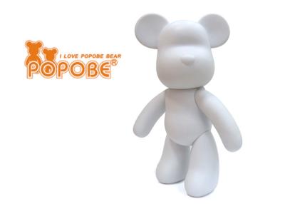 Chine Mode DIY de PVC cadeaux d'ours du blanc POPOBE de 20 pouces pour la décoration de bureau à vendre