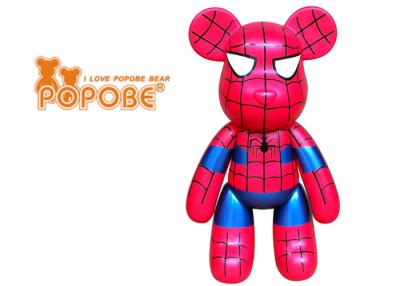 China urso pintado à mão do urso POPOBE do PVC do homem-aranha 30inch para a decoração home à venda