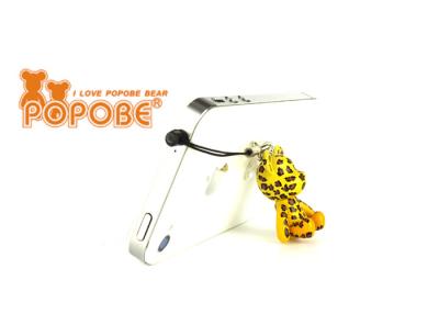 Chine Support de bureau de téléphone portable de petit ours de PVC POPOBE 2CM pour l'iPhone à vendre