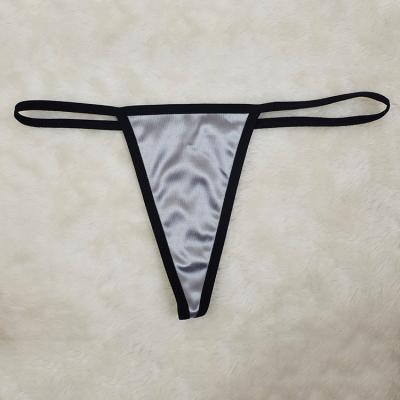 China Antibacterial Custom Label And Logo Factory Ladies Thong , Sexy Ladies Panties for sale