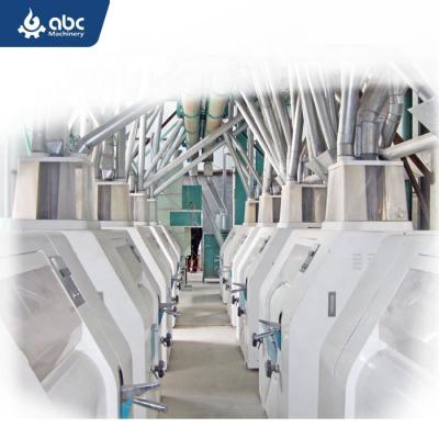 China Project 120TPD Grain Processing Line Cost Corn Flour Mill Machinery To Make Turnkey Flour Mill Plant for sale