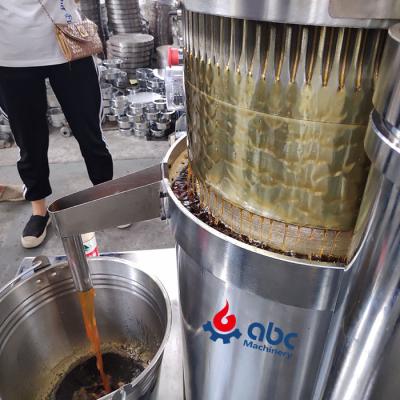 China Oil Press Factory Supply Hydraulic Cold Press Oil Machine Almond Sunflower Walnut Peanut Sesame Oil Press Machine for sale