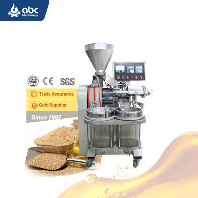 China small edible sesame oil making full automatic sesame oil press machine for sale for sale