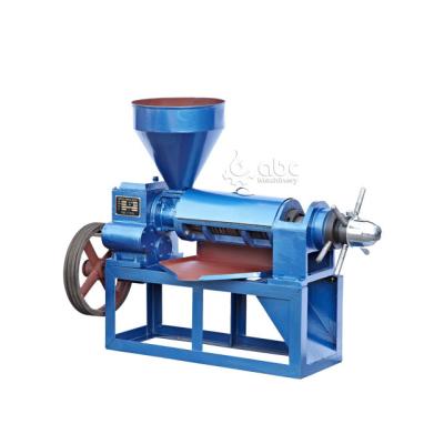 China Soybean cold sunflower hemp mini screw oil press screw oil coconut oil press machine for sale