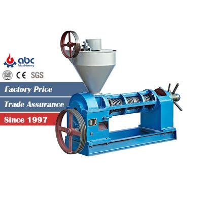 China High yield efficiency small automatic vegetable oil rice bran oil extraction machine palm peanut oil press machine for sale