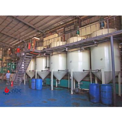 China Whole Peanut Crude Coconut Crude Coconut Palm Oil Machinery 20T/D Vegetable Oil Refinery Plant Cottonseed Palm Oil Refining Vegetable Refinery Plant for sale