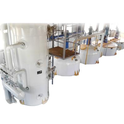 China Tabletop semi-continuous oil mill 50TPD soybean oil refining machine cooking crude oil refinery for sale for sale