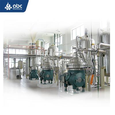 China 100TPD Large Oil Processing Plant Continuous Oil Refining Machine For Palm Oil Soybean Edible Mustard Oil for sale