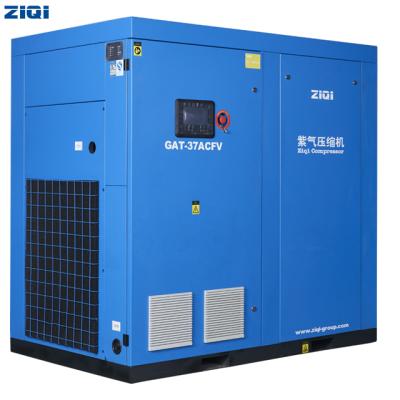 China 37kw WEG IE4 Electric Machinery Good Quality Lubricated Silent Two Stage Rotary Screw Air Compressor for sale