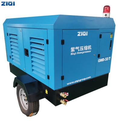 China GHH Lubricated Exquisite Compression Air Compressor Screw Portable Diesel Air Compressor for sale