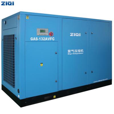 China Chinese 132kw Lubricated Electric Air Compressor Screw Machine for sale